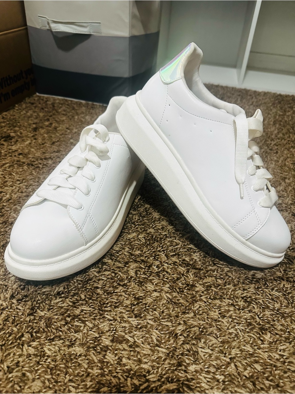 wonder nation White Memory Foam Sneakers
